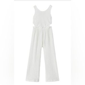 Zara Girls Textured Cutout Jumpsuit sz 13/14